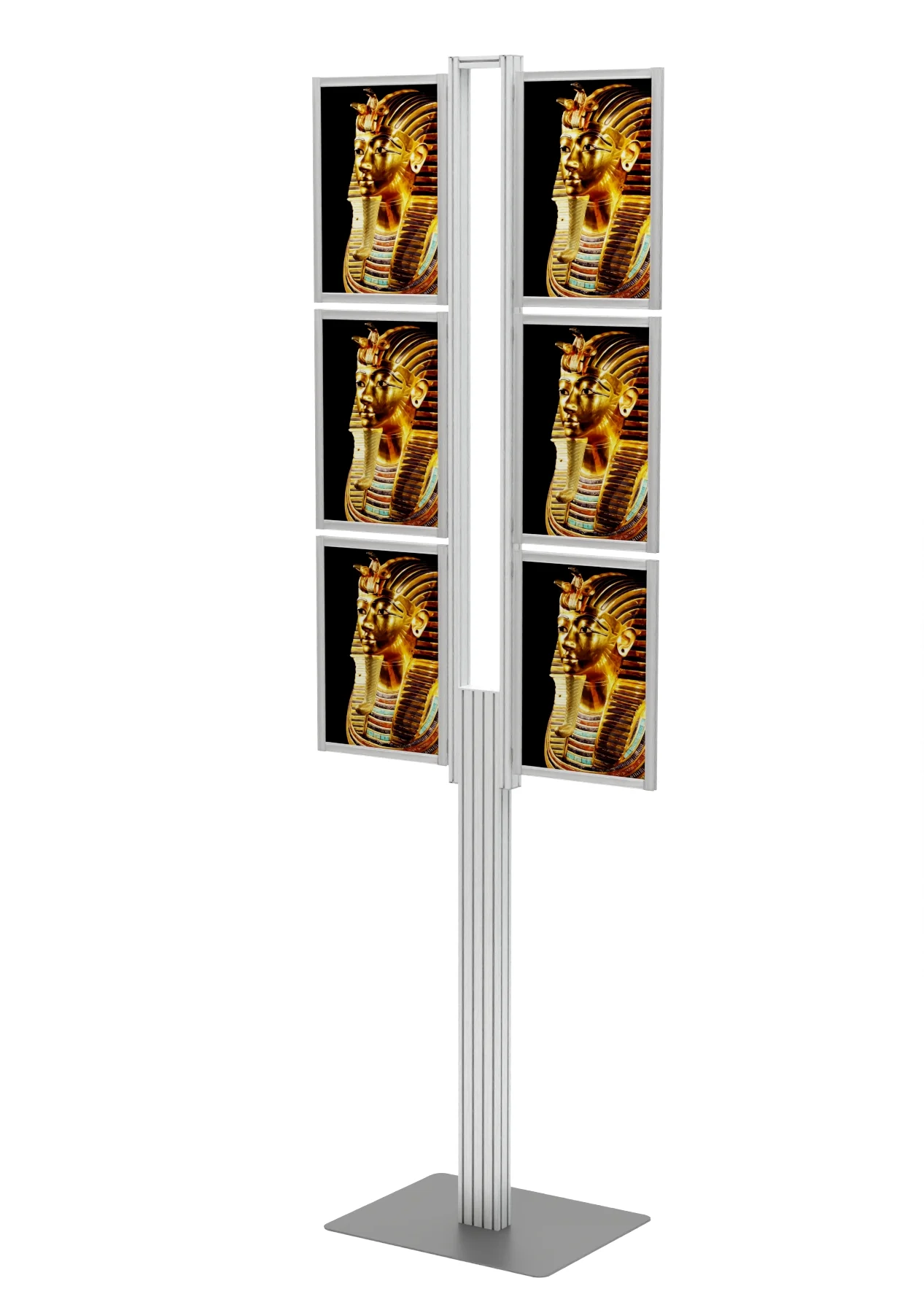 hala_GPU-XR ___ Stojak na plakat 6xA4 + toper Art.445b0023